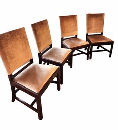 JK Velvet Upholstered Side Chairs By Hickory Chair Furniture Co. Set Of 4**PICK UP SUNDAY 2/25 IN SYOSSET**