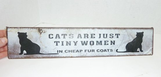 Metal Wall Sign CATS (must Read)