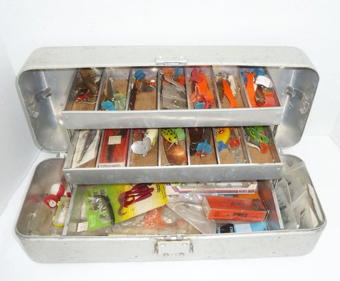 Fold A Tray Tackle Box, Contents #3177