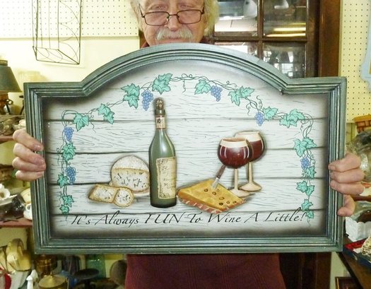 Decorative Wine Sign