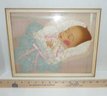 Vintage Framed Baby Pictures PAIR