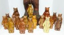 LARGE Wood Carved Bear, Baby Bears LOT See Them All