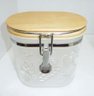 Plastic, Wood Clip Top Canister SET