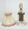 Vintage Cherub Boudoir Lamp, Shade