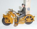 Vintage Hubley Toy Iron Motorcycle