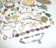 Vintage Jewelry & Smalls LOT In Jar