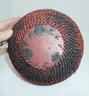 Red Basket Stitched Bottom