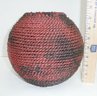 Red Basket Stitched Bottom