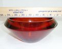 Vintage Ruby Glass LOT, Bowl, Goblets