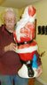 Blow Mold Santa Claus, Lighted