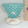 Sea Shell Decorated Glass Bowl