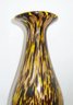 Murano Gold Stone Art Glass Vase
