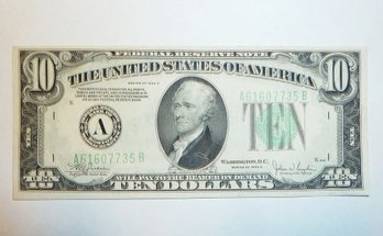 Ten Dollar Bill Series 1934 C
