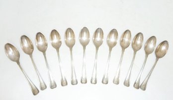 Set 12 Vintage STERLING SILVER Spoons