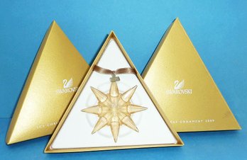 Swarovski Christmas Ornament 2009 GOLD