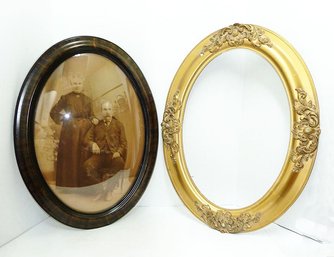 PAIR Antique Oval Frames