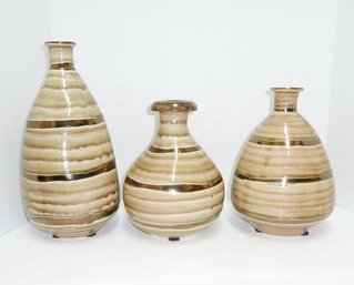Graduated Vases Set Of 3