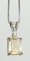 Pendant Necklace On Chain Mkd 925