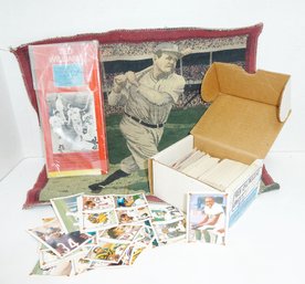 Baseball LOT, Babe Ruth Tapestry, Stickers