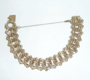 Vint Gold Filled Charm Bracelet WIDE
