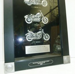 LARGE HD Motor Cycle Framed Pc