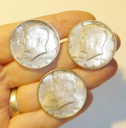 1964 Silver, Kennedy Halves LOT, 37.7 Gr