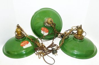 Abolite Green Enamel Industrial Lamps/shades