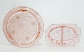 Vintage Pink Depressions Glass Lot