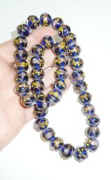 Venetian Murano Art Glass Beads COBALT