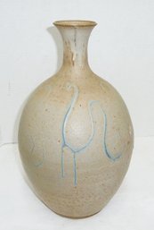 Vintage Studio Pottery LARGE Vase