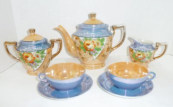 Vintage Japan Luster Tea Set
