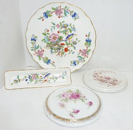 Aynsley Porcelain LOT, 2 Victorian Trivets