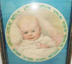 1930's Era Framed Baby Picture