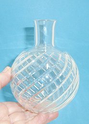 Vint Cyclades BACCARAT Crystal Cut Glass Vase
