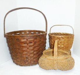 Vintage Basket LOT, 1 Buttocks
