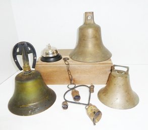 Vintage Brass Bell LOT