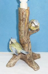 Vintage Goebel Lamp, Birds