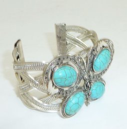 Blue Turq Cuff Bracelet
