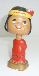 Vintage Indian Girl Bobble Head