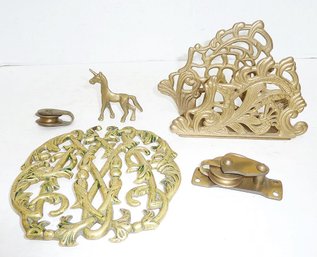 Vintage Brass LOT,  Unicorn