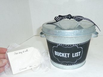 Tin Bucket List Can