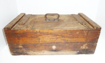 Primitive Wood Butter Box, Country Store