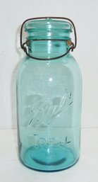BIG Vintage Ball Ideal Canning Jar, Blue