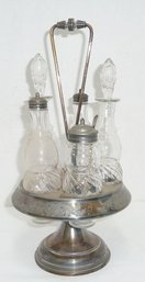 Antique Castor Set, Matching Bottles