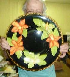 LARGE Ceramic Serving Plate, Italy