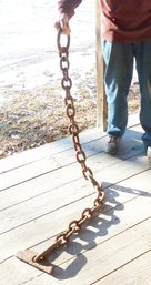 Vintage HEAVY Iron BIG LINK Chain