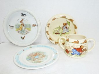 Vintage Baby Serving Dishes LOT