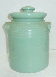 Jade Glazed Cookie Jar, Counter Jar