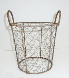 Chicken Wire Carry Basket
