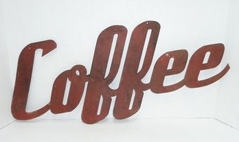 Metal COFFEE Sign
